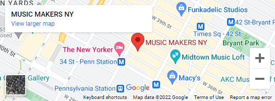 music makers google map